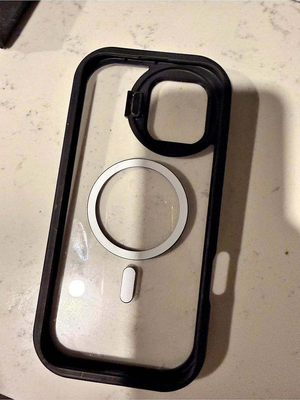 Clear Black Phone Case IPhone 16 PRO MAX